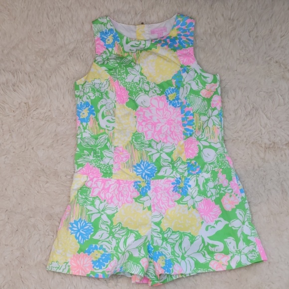 Lilly Pulitzer Pants - Lilly Pulitzer Hibiscus Stroll Women's Romper 4